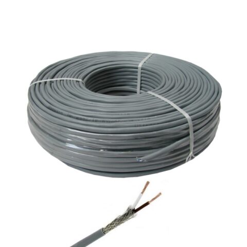 Câble Électrique blindé LIYCY Bi-conducteur 2x0,75 mm² (50m)