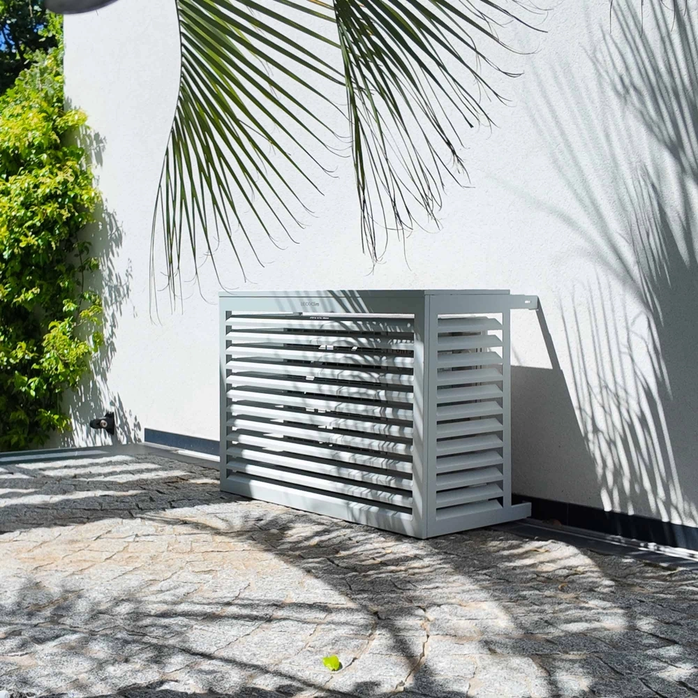 Cache climatisation en Aluminium Blanc – Image 2