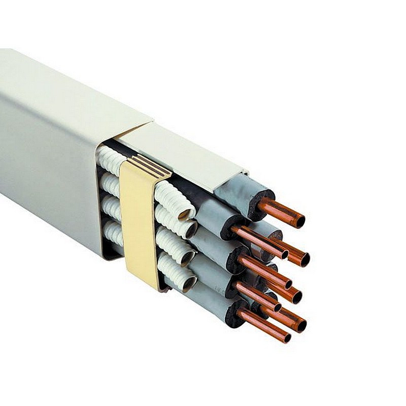 Goulotte T14 140×90 mm Ivoire - 2 mètres en PVC Rigide