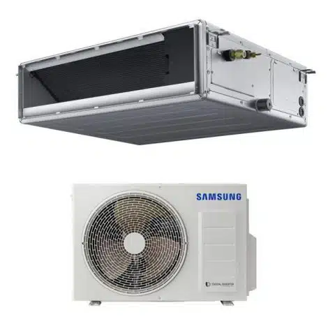 Climatisation gainable Samsung moyenne pression — 3,5 à 13,4 kW