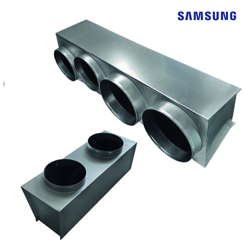 Pack Plénums Soufflage & Reprise Samsung Gainable – Acier Galvanisé Isolé