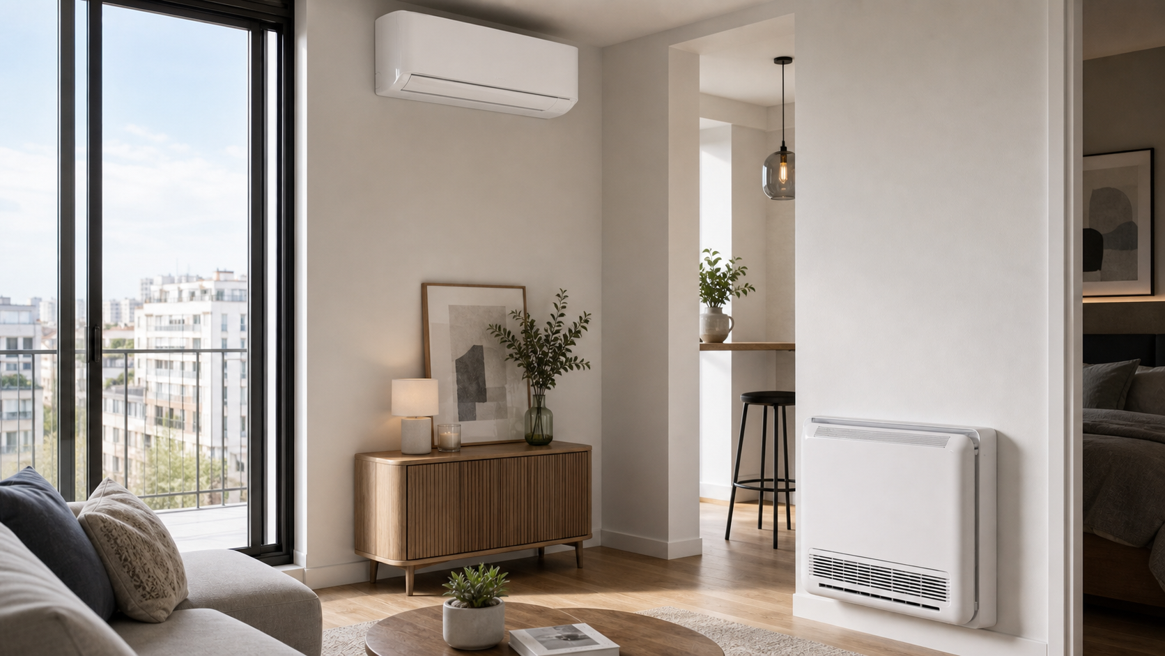 Climatisation adaptée à un appartement