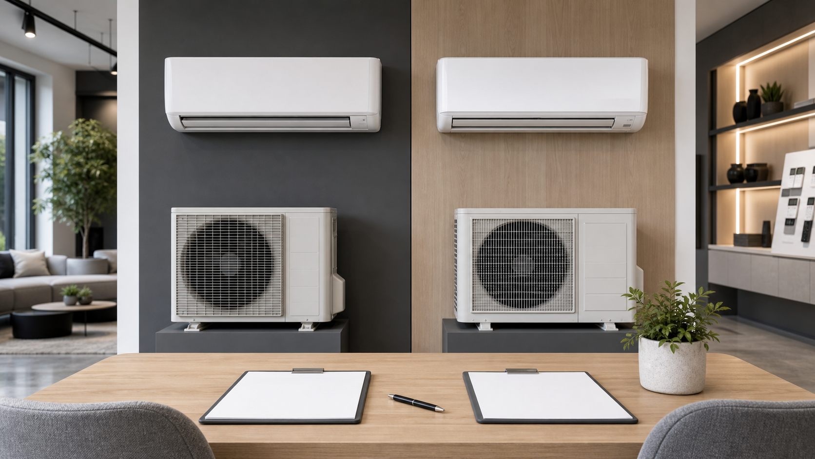 Comparaison entre deux climatisations premium