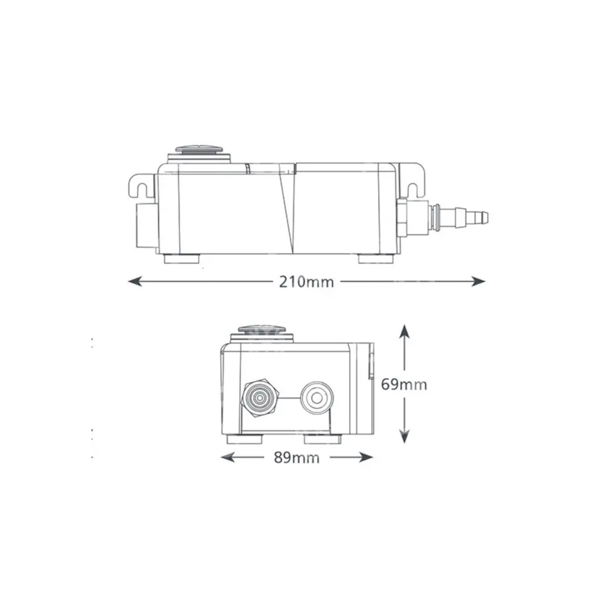 Pompe Mini Tank Aspen FP1056/2 avec accessoires