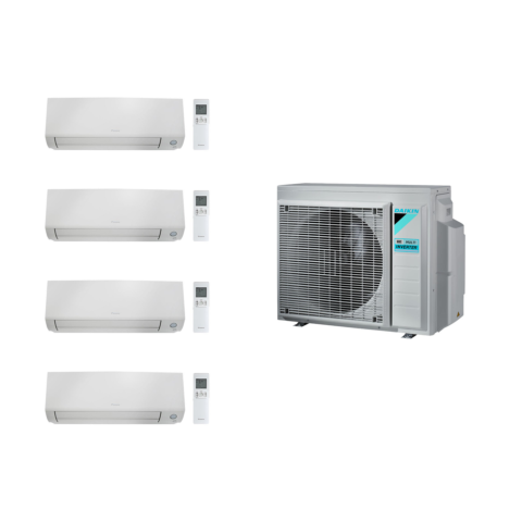 25968 daikin quadri perfera 4mxm80 3xftxm20 1xftxm25 true equipment