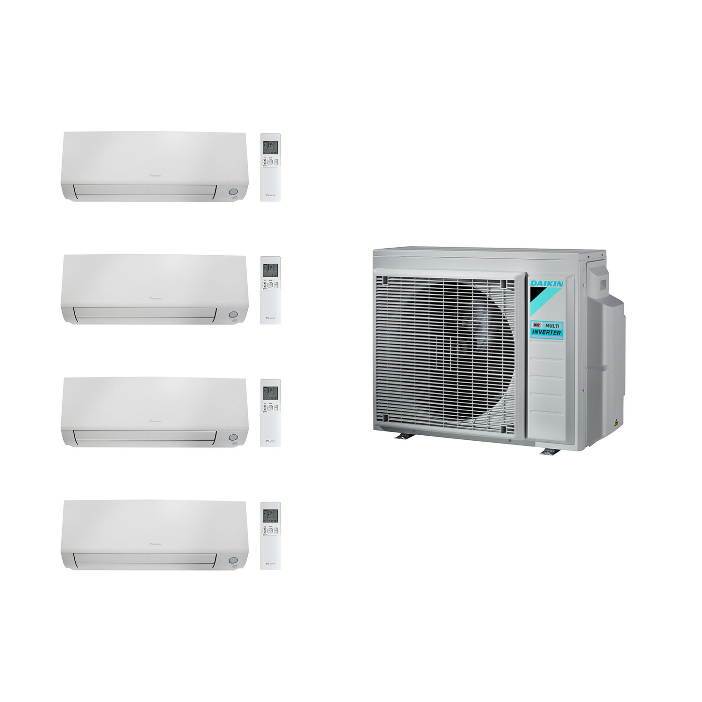 25968 daikin quadri perfera 4mxm80 3xftxm20 1xftxm25 true equipment