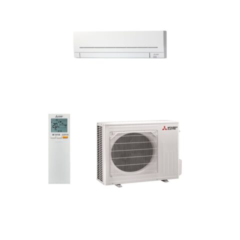 Climatiseur Mono-Split Mitsubishi Electric AP MUZ-AP60VG2-E1 + MSZ-AP60VG2-E1 - R32 - 6,1 kW avec groupe exterieur, unite interieure et telecommande