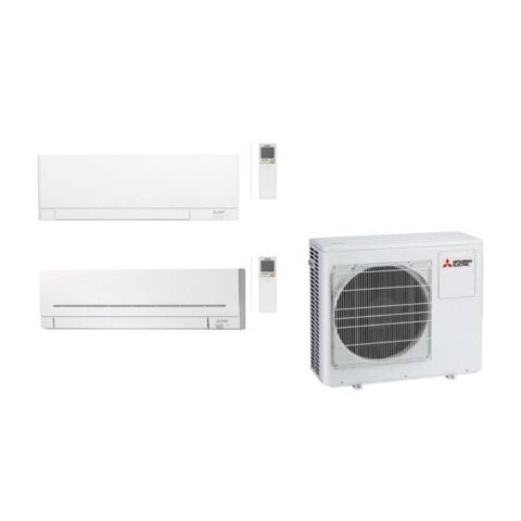 Pack Bi-Split Mitsubishi Electric MXZ-3F68VF5 avec MSZ-AY20VGK2-E1, MSZ-AP60VG2-E1 et télécommandes