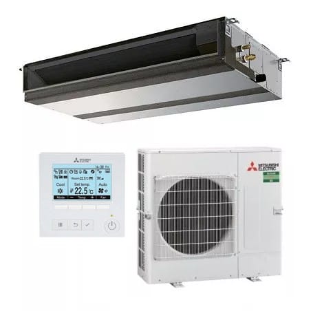 Pack Gainable Mitsubishi Electric Power Inverter PUZ-ZM125VDA2 + PEAD-M125JA3 – R32 – Télécommande incluse