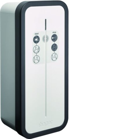 Borne de recharge Hager witty share borne de recharge RFID OCPP IP55 1x7,4kW 1P ou 1x22kW 3P T2S+TE