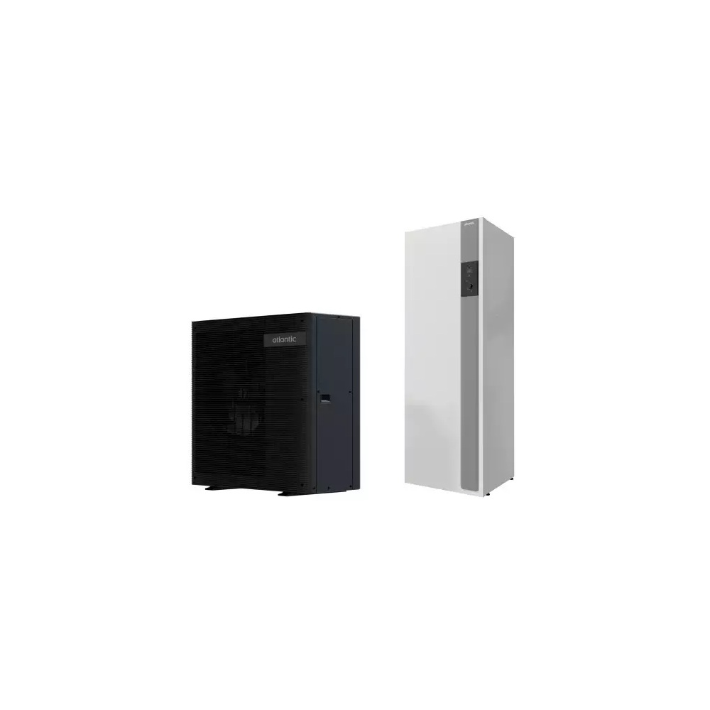 Pompe à chaleur monobloc Atlantic Alfea M Duo sur fond blanc