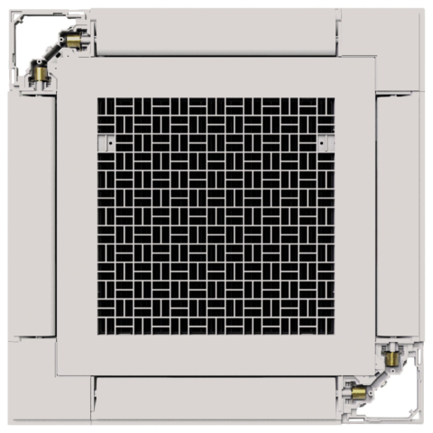 Façade Panasonic CZ-KPY4W blanche RAL9003