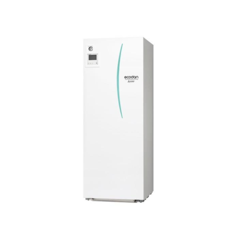 Une unité intérieure au sol Mitsubishi Electric Ecodan ERST20C-VM6DR1 avec ballon ECS intégré de 200 L