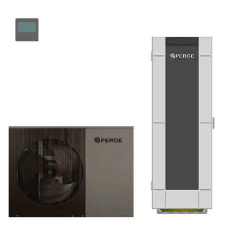PERGE OptiPac MR290 B180 - régulation filaire - unité extérieure simple ventilateur