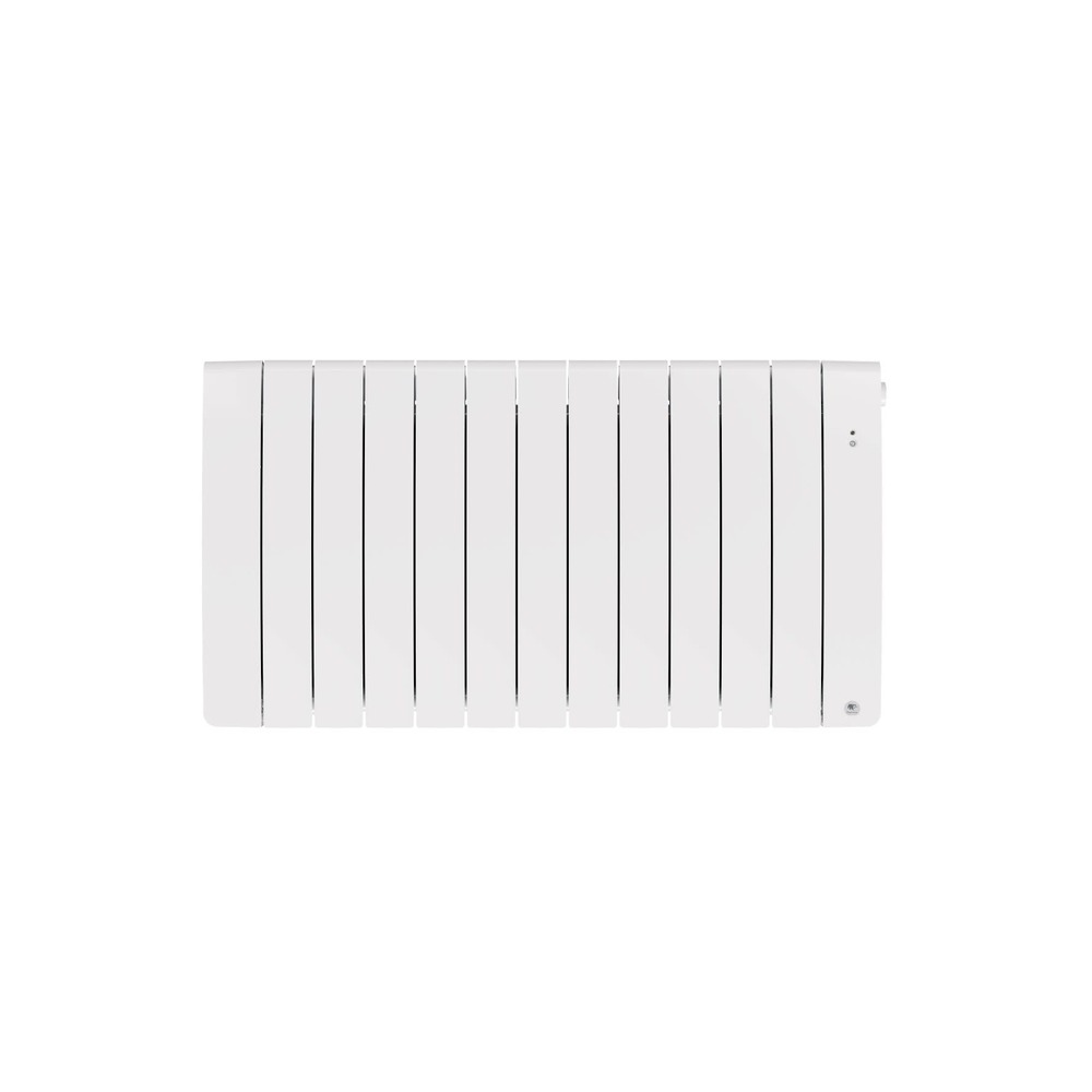 Radiateur chaleur douce connecté Bilbao 4 horizontal 2000W Blanc brillant