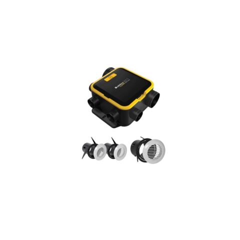 VMC autoréglable Aldes Kit VMC simple flux EasyHOME Auto COMPACT + 3 grilles de ventilation BIP