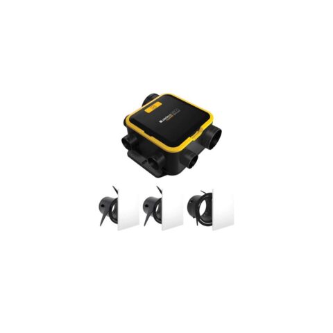 VMC autoréglable Aldes Kit VMC simple flux EasyHOME Auto COMPACT + 3 grilles de ventilation ColorLINE