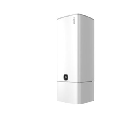 Chauffe-eau électrique stéatite Atlantic Linéo vertical mural carré blanc 120L