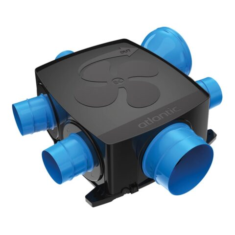 VMC autoréglable Atlantic Groupe Hygrocosy BC FLEX VMC hygro basse consommation plat 4 sanitaires
