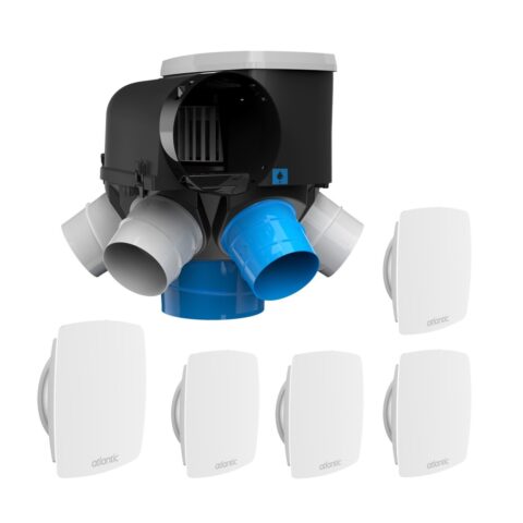 VMC autoréglable Atlantic Kit Autocosy iH VMC auto intelligente 6 sanitaires