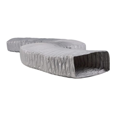 Conduit rectangulaire S&P Gaine souple PVC rectangulaire renforcée dimensions 135 x 70 mm